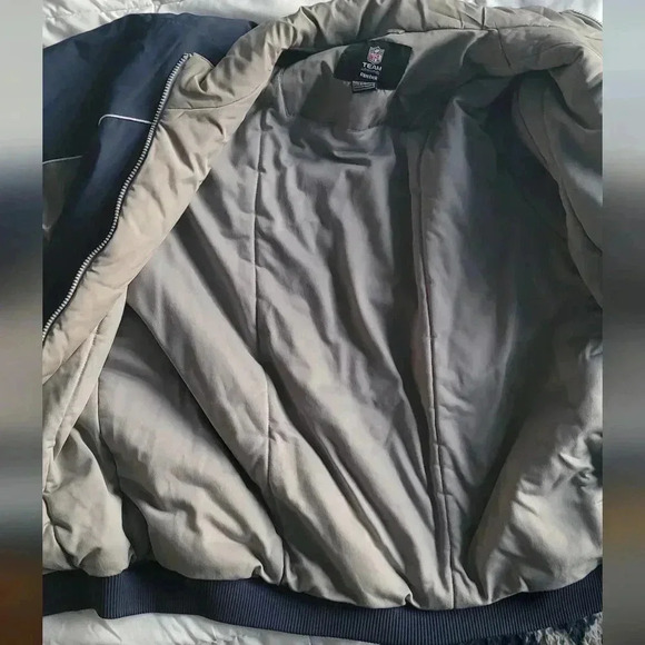 Dallas Cowboys Vintage Jacket Blue and Gray Reebok NFL Size Large - Picture 5 of 8